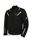 Motor Bike Jacket | For Men | Black & Green | Urban Moto